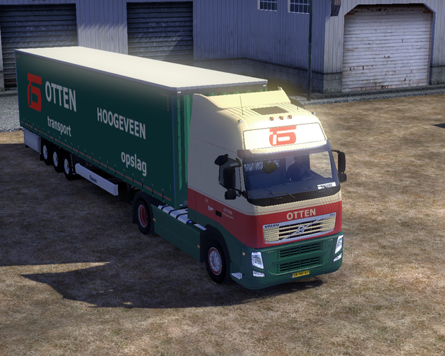 ets2 Volvo Fh Classic 4x2 + Krone profiliner Otten prive skin ets2