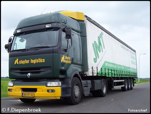 BN-FF-30 Sluyter Logistics Renault Premium 420dci- oude foto's