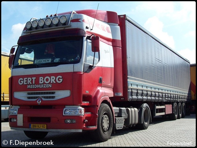 BN-VJ-10 Renault Premium Gert Borg-BorderMaker oude foto's