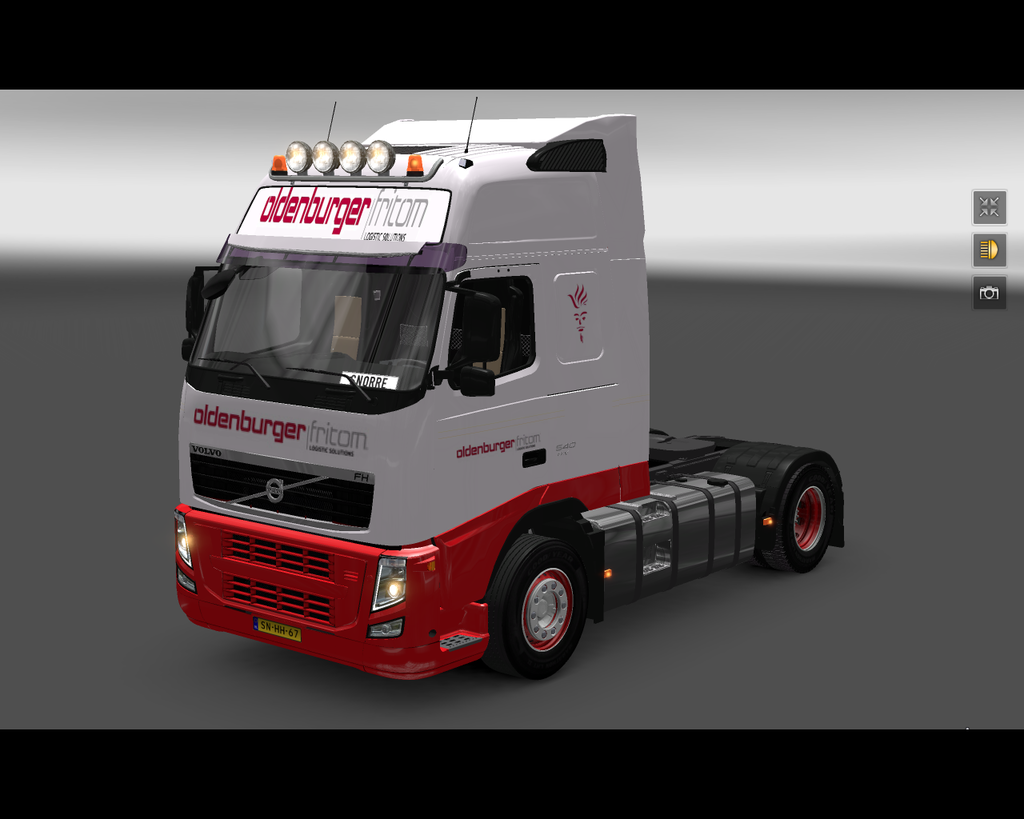 ets2 Volvo Fh Classic 4x2 Oldenburger Fritom - prive skin ets2