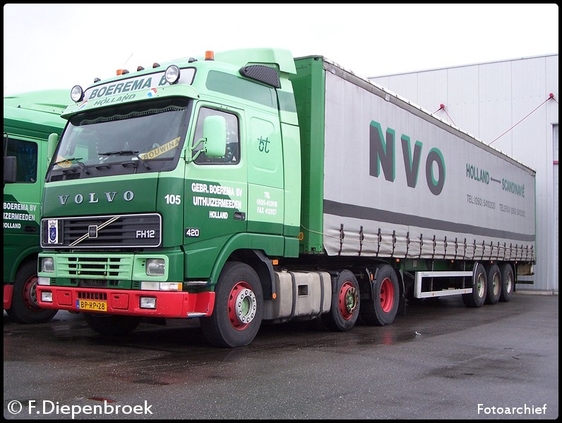 BP-RP-28 Volvo Fh12 420 Gebr. Boerema-BorderMaker - oude foto's