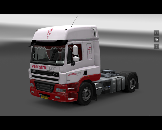 ets2 Daf CF 4x2 Veenstra Fritom prive skin ets2