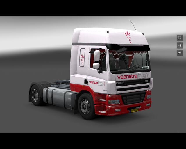 ets2 Daf CF 4x2 Veenstra Fritom 1 prive skin ets2