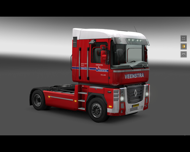 ets2 Renault Magnun 500DXI Veenstra Int Transport  prive skin ets2