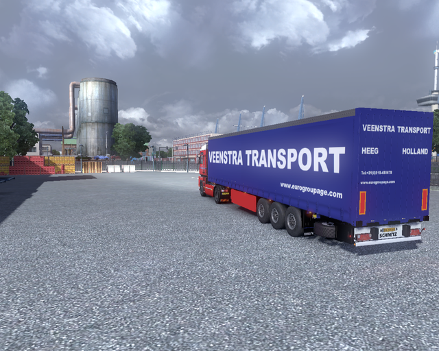 ets2 Renault Magnun 500DXI + Schmitz zeiltrailer V prive skin ets2