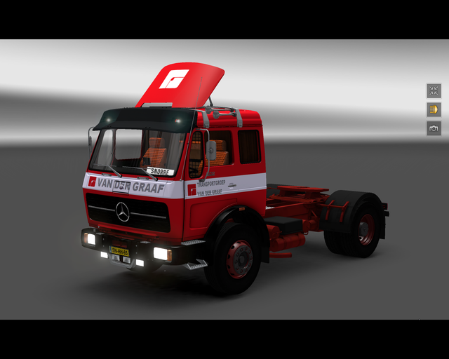 ets2 Mercedes NG1632 4x2 Transportgroep van der Gr prive skin ets2