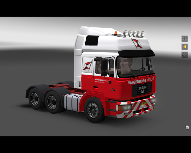 ets2 MAN F2000 Silenz 6x4 Wagenborg Nedlift 1 prive skin ets2