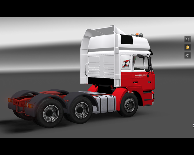 ets2 MAN F2000 Silenz 6x4 Wagenborg Nedlift 2 prive skin ets2