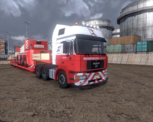 ets2 MAN F2000 Silenz 6x4 + 4asser Doll + Mobile k prive skin ets2