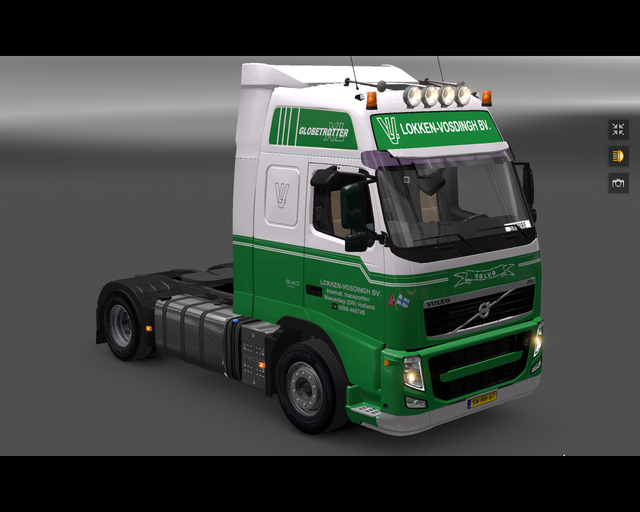 ets2 Volvo Fh 4x2 Lokken-Vosdingh bv prive skin ets2