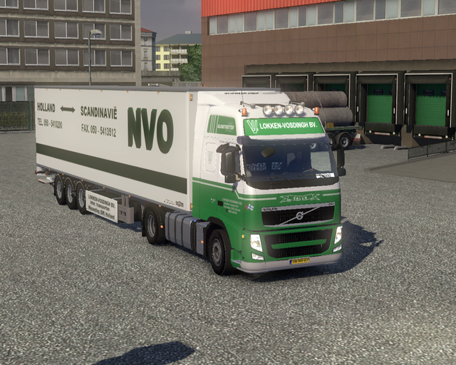 ets2 Volvo Fh 4x2 Lokken-Vosdingh bv prive skin ets2