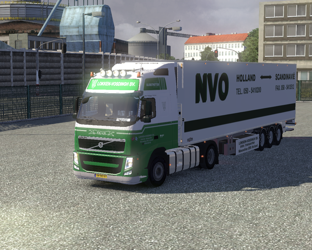 ets2 Volvo Fh 4x2 Lokken-Vosdingh bv prive skin ets2