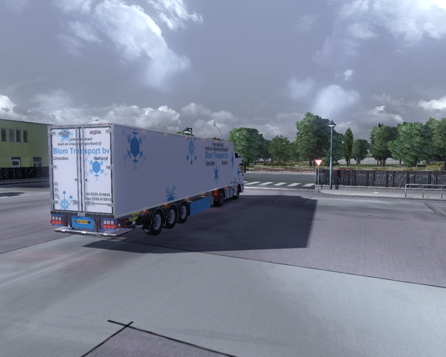 ets2 Man F2000 Commander + Chereau koeltrailer Blo prive skin ets2