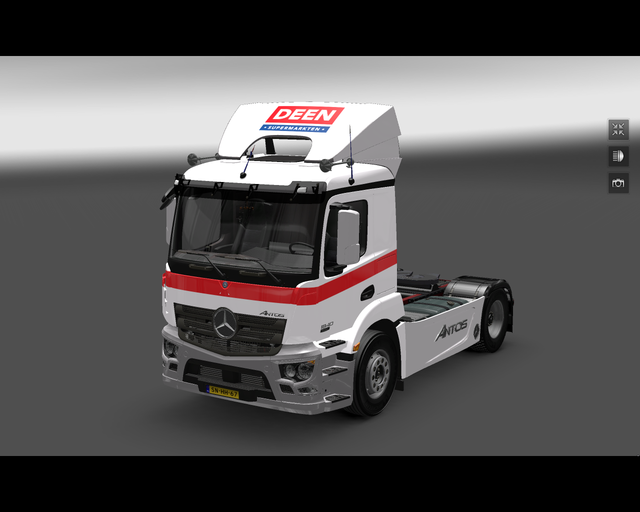 ets2 Mercedes Antos 1840 4x2 Deen Supermarkten prive skin ets2