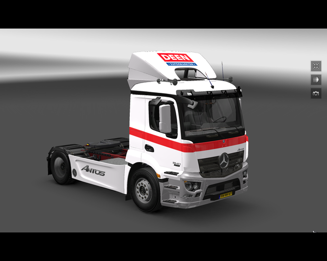 ets2 Mercedes Antos 1840 4x2 Deen Supermarkten 1 prive skin ets2