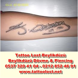 Atatürk dövme modelleri beylikdüzü dövme Tatt Mustafa Kemal imzası