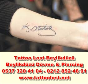 AtatÃ¼rk dÃ¶vme modelleri beylikdÃ¼zÃ¼ dÃ¶vme Tatt Mustafa Kemal imzasÄ±