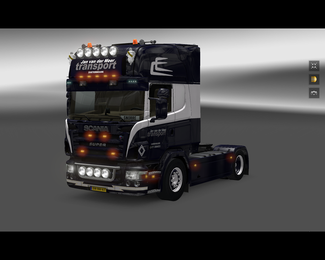 ets2 Scania R2008 4x2 Jan van der Meer Zoeterwoude prive skin ets2