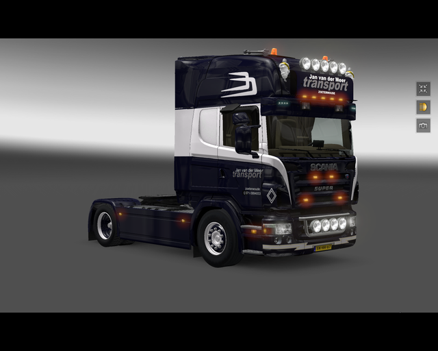 ets2 Scania R2008 4x2 Jan van der Meer Zoeterwoude prive skin ets2