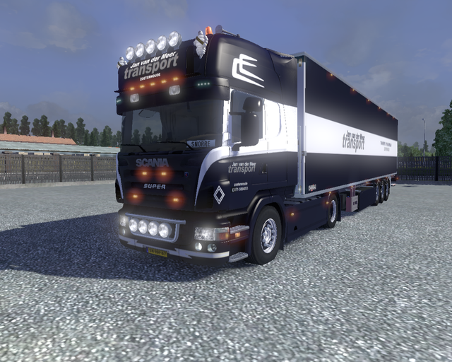 ets2 Scania R2008 4x2 + Chereau koeltrailer Jan va prive skin ets2