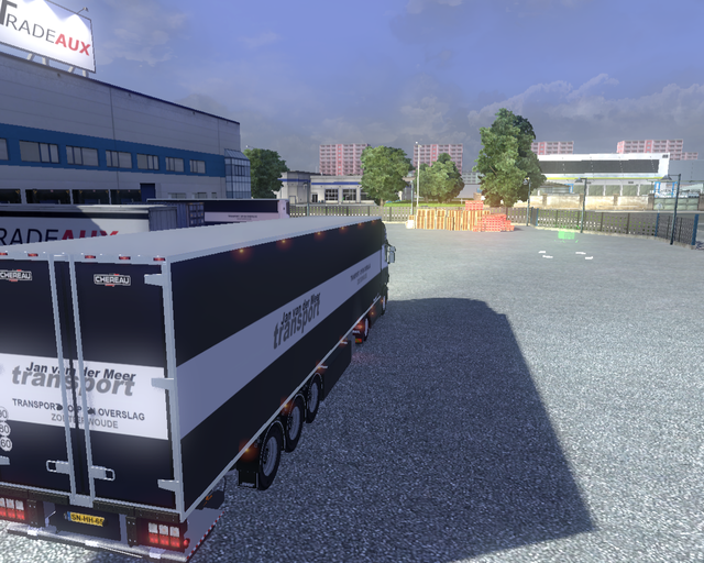 ets2 Scania R2008 4x2 + Chereau koeltrailer Jan va prive skin ets2