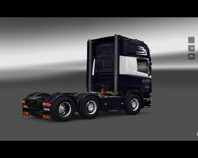 ets2 Scania R2008 6x2 Jan van der Meer Zoeterwoude prive skin ets2