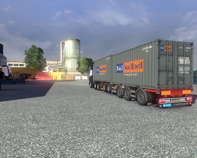 ets2 Scania R2008 6x2 + D-Tec 5asser Jan van der M prive skin ets2