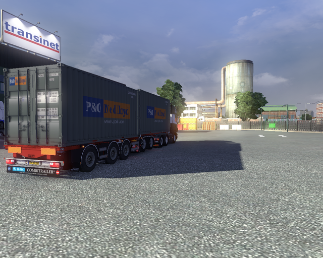 ets2 Scania R2008 6x2 + D-Tec 5asser Jan van der M prive skin ets2