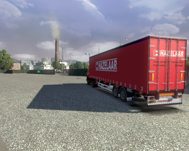 ets2 Mercedes NG 1632 4x2 + 2 asser paneltrailer H prive skin ets2