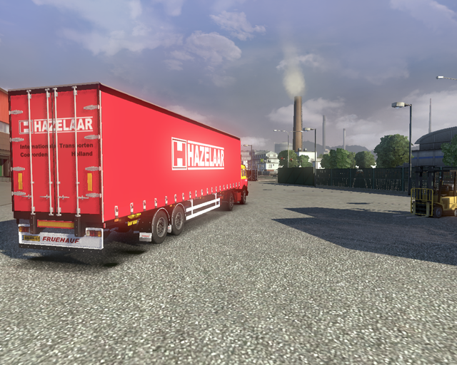 ets2 Mercedes NG 1632 4x2 + 2 asser paneltrailer H prive skin ets2