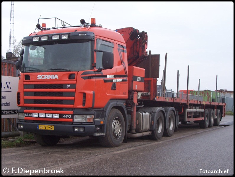 BH-ST-42 Scania 124G 470 Remmers-BorderMaker - oude foto's