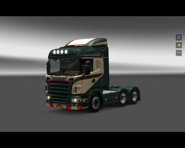 ets2 Scania R730 Streamline 6x4 Fermgruppen Zweden prive skin ets2