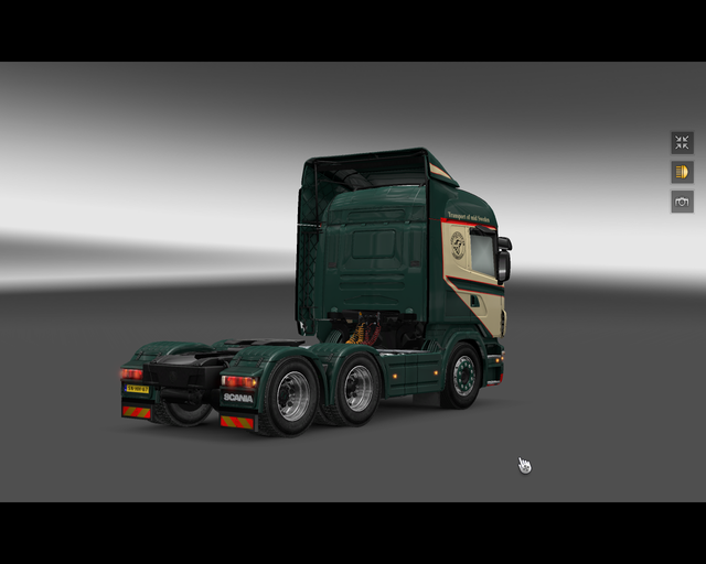 ets2 Scania R730 Streamline 6x4 Fermgruppen Zweden prive skin ets2