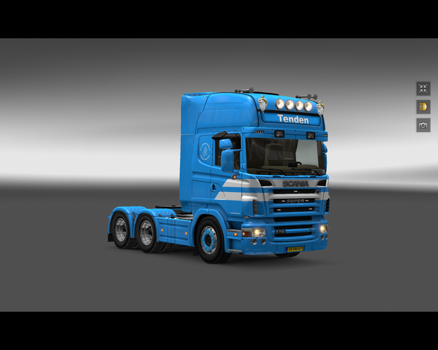 ets2 Scania Highline 6x4 Tenden Noorwegen 1 prive skin ets2