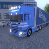 ets2 Scania Highline 6x4 + ... - prive skin ets2