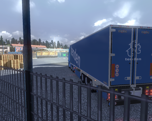 ets2 Scania Highline 6x4 + Cooliner Tenden Noorweg prive skin ets2