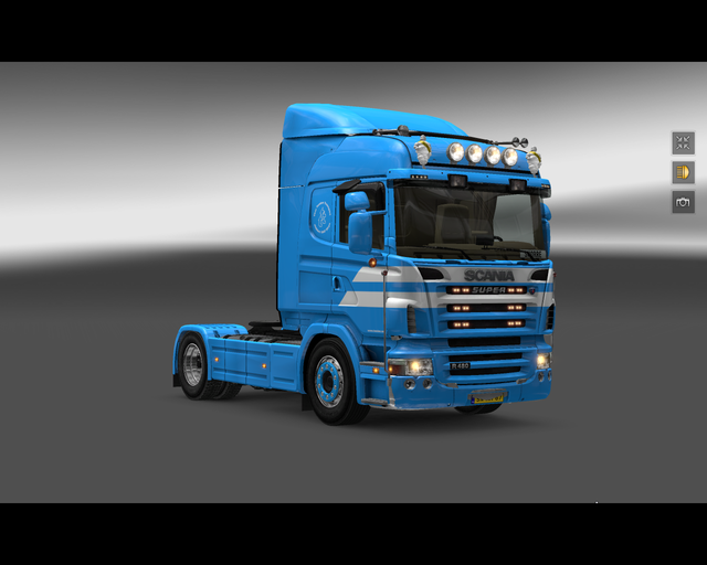 ets2 Scania topline 4x2 Tenden Transport Noorwegen prive skin ets2