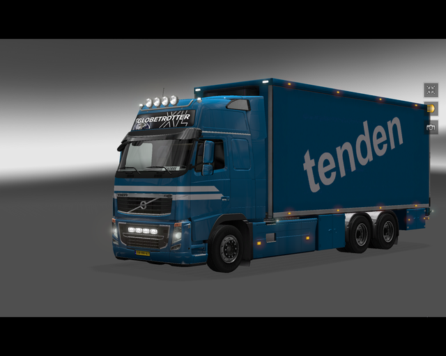 ets2 Volvo Fh16 6x4 BDF Tenden Transport Noorwegen prive skin ets2