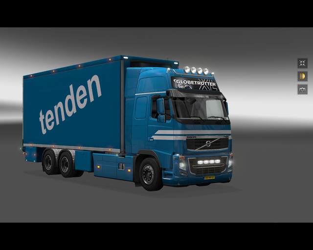 ets2 Volvo Fh16 6x4 BDF Tenden Transport Noorwegen prive skin ets2