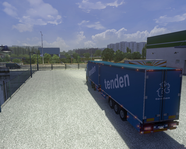 ets2 Volvo Fh16 6x4 BDF + Tandem Tenden Transport  prive skin ets2