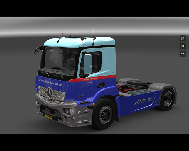 ets2 Mercedes Antos Eriksen Transport Zwolle prive skin ets2