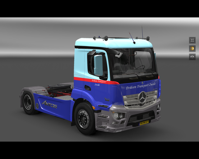 ets2 Mercedes Antos Eriksen Transport Zwolle 1 prive skin ets2