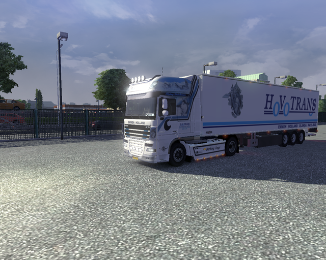 ets2 Daf 105 xt 4x2 + Chereau Coolliner HovoTrans  prive skin ets2