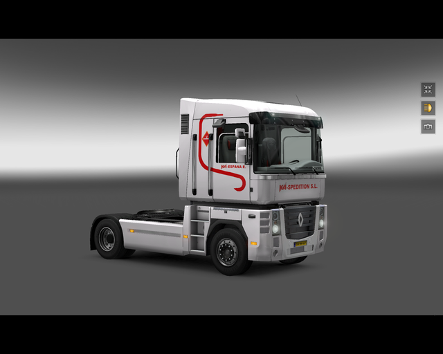 ets2 Renault Magnum DXI + KA Spedition Spanje 1 prive skin ets2