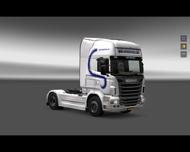 ets2 Scania R 2009 4x2 Highline KA Spedition Zwede prive skin ets2