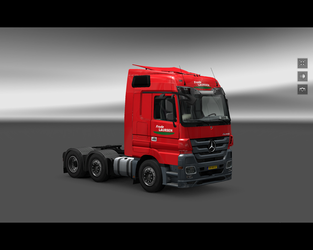 ets2 Mercedes Actros MP3 6x2 Frode Laursen Denemar prive skin ets2