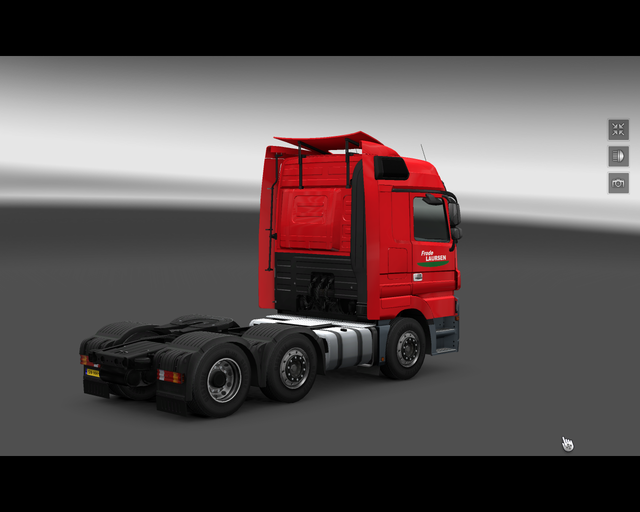 ets2 Mercedes Actros MP3 6x2 Frode Laursen Denemar prive skin ets2