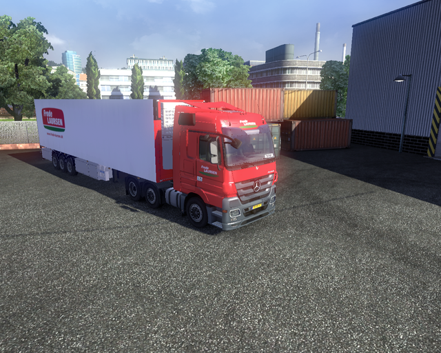 ets2 Mercedes Actros MP3 6x2 + Coolliner Frode Lau prive skin ets2