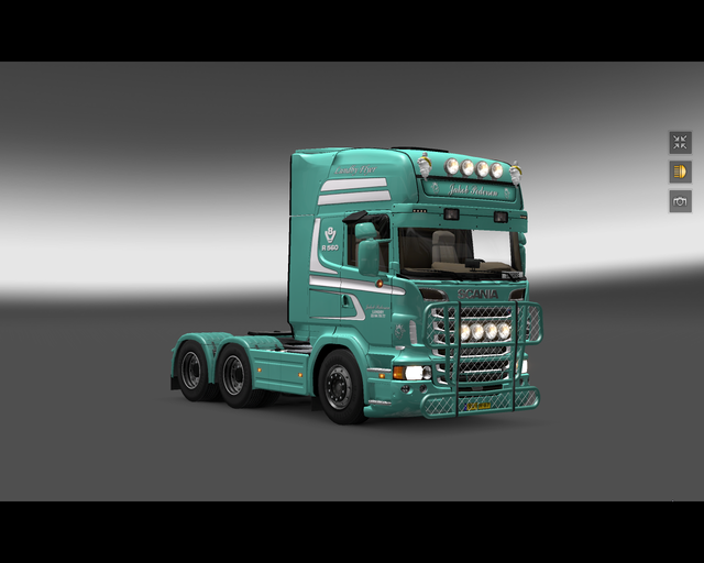 ets2 Scania R2008 Highline 6x4 Jacob Pedersen Dene prive skin ets2