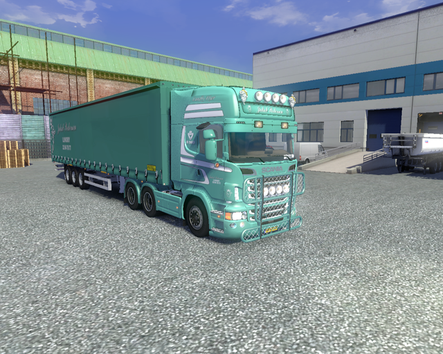 ets2 Scania R2008 Highline 6x4 +tautliner Jacob Pe prive skin ets2